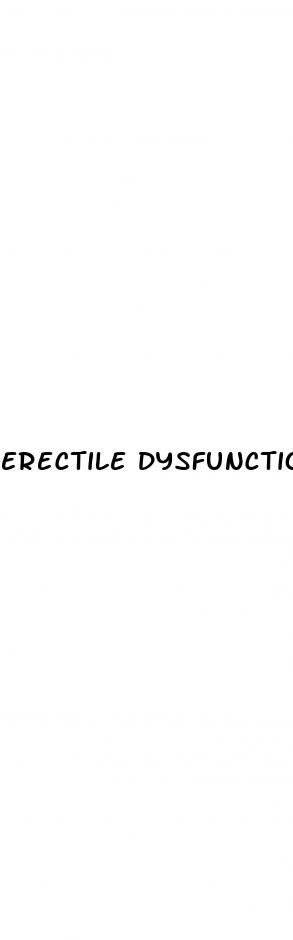 erectile dysfunction morning wood