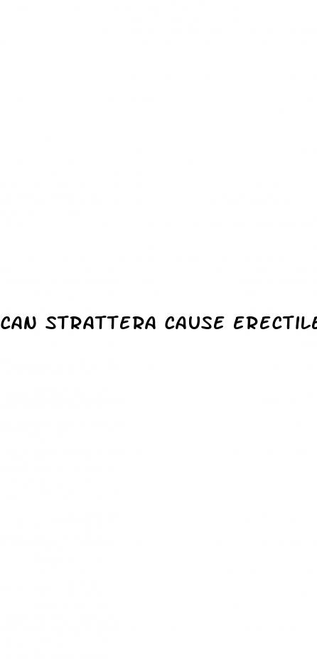 can strattera cause erectile dysfunction