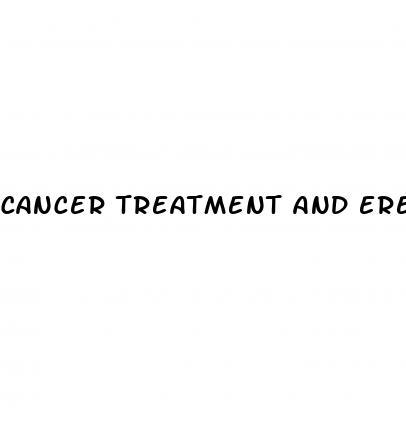 cancer treatment and erectile dysfunction