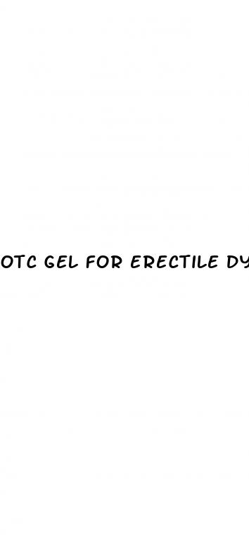 otc gel for erectile dysfunction