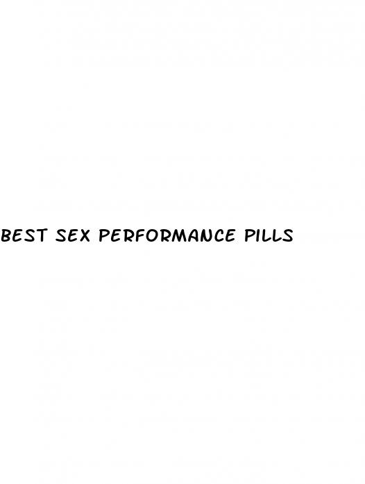 best sex performance pills