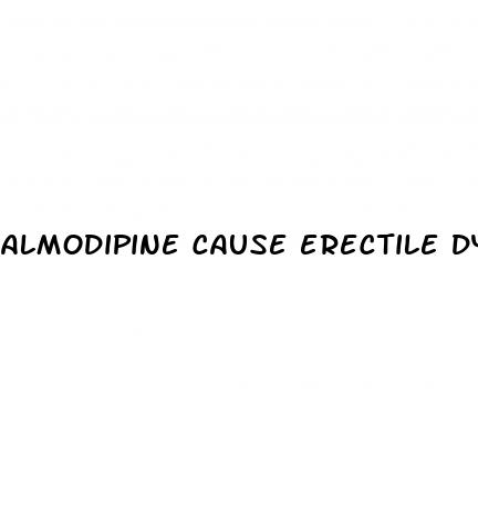 almodipine cause erectile dysfunction