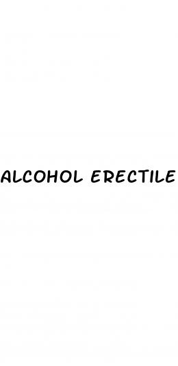 alcohol erectile dysfunction