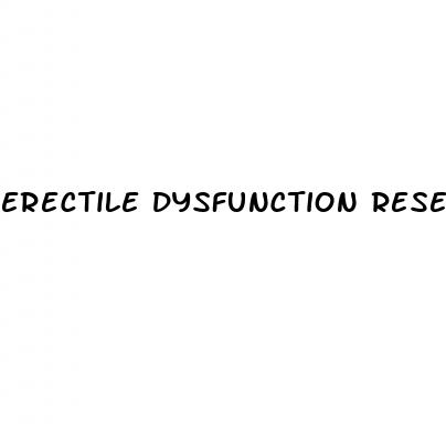 erectile dysfunction research