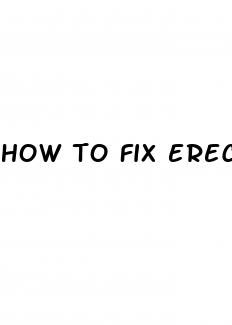 how to fix erectile dysfunction without medication