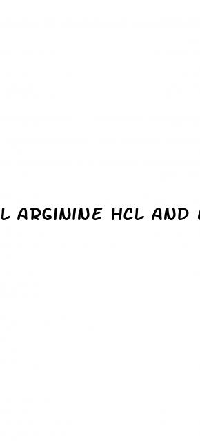 l arginine hcl and erectile dysfunction