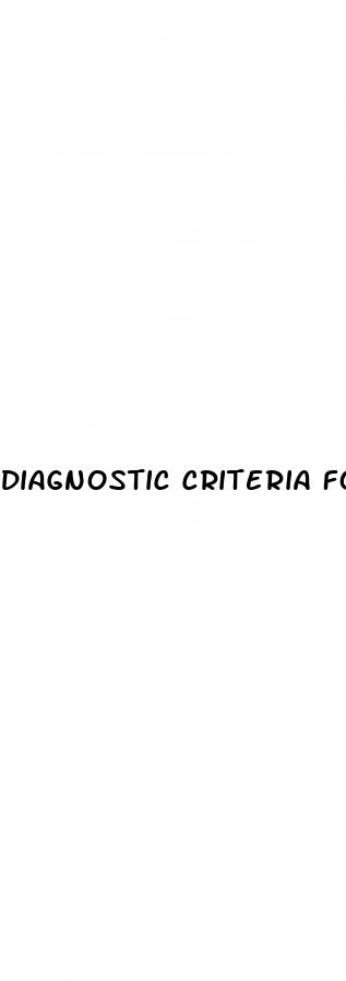 diagnostic criteria for erectile dysfunction