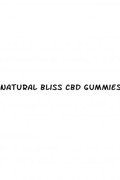 natural bliss cbd gummies for ed amazon