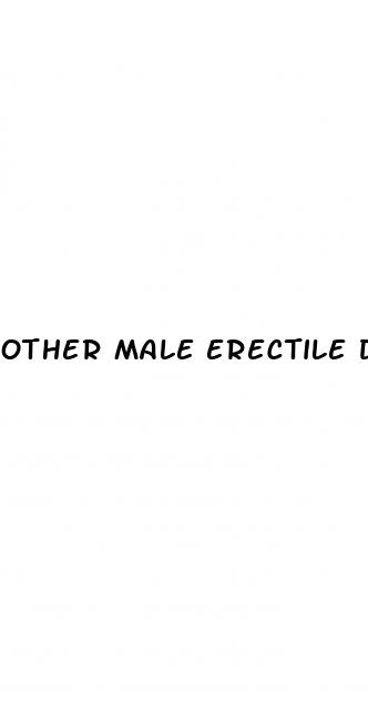 other male erectile dysfunction