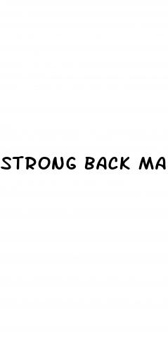 strong back male enhancement