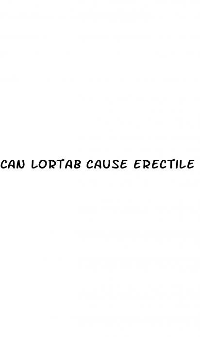 can lortab cause erectile dysfunction