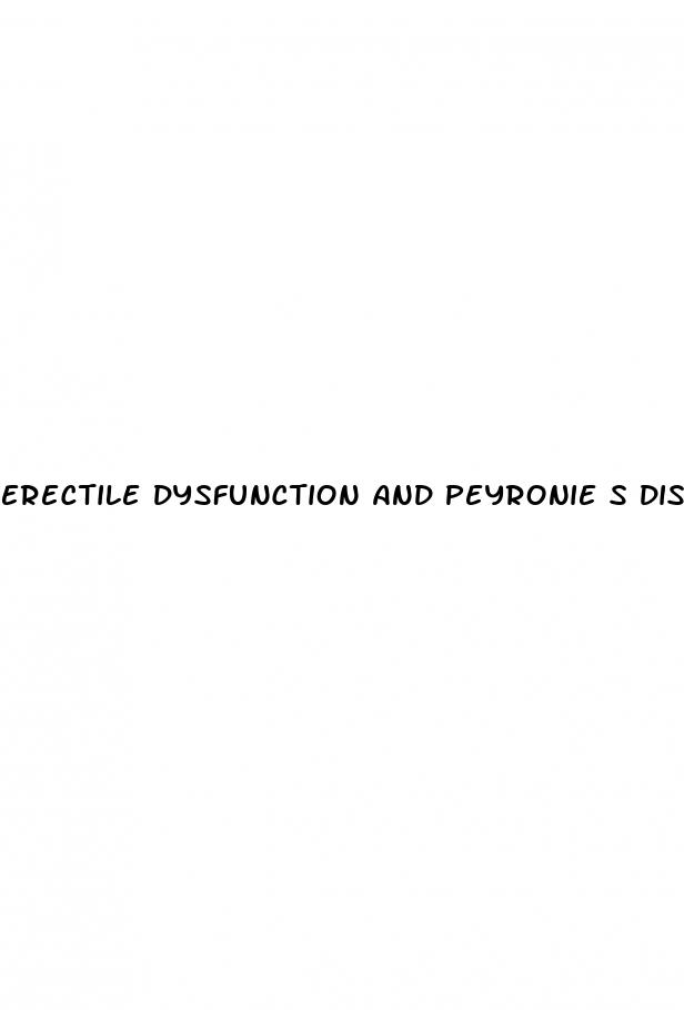 erectile dysfunction and peyronie s disease