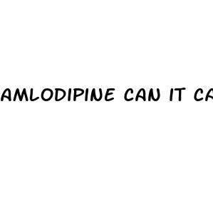 amlodipine can it cause erectile dysfunction