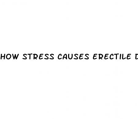 how stress causes erectile dysfunction