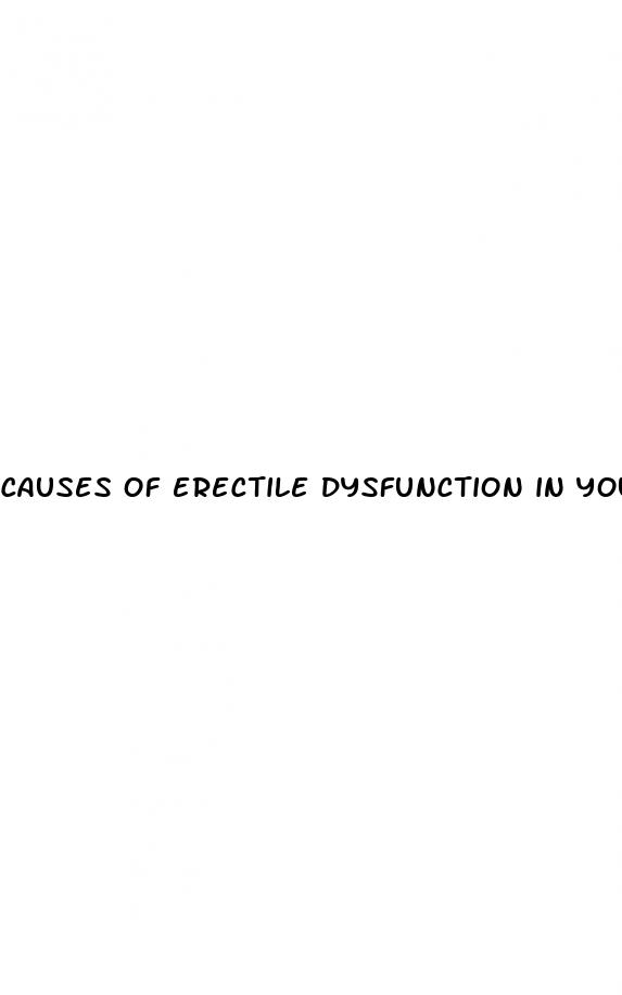 causes of erectile dysfunction in young age