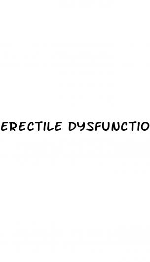 erectile dysfunction after prostate surgery