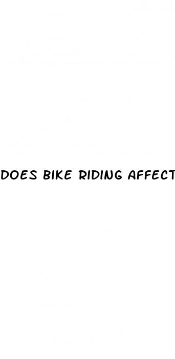 does bike riding affect erectile dysfunction