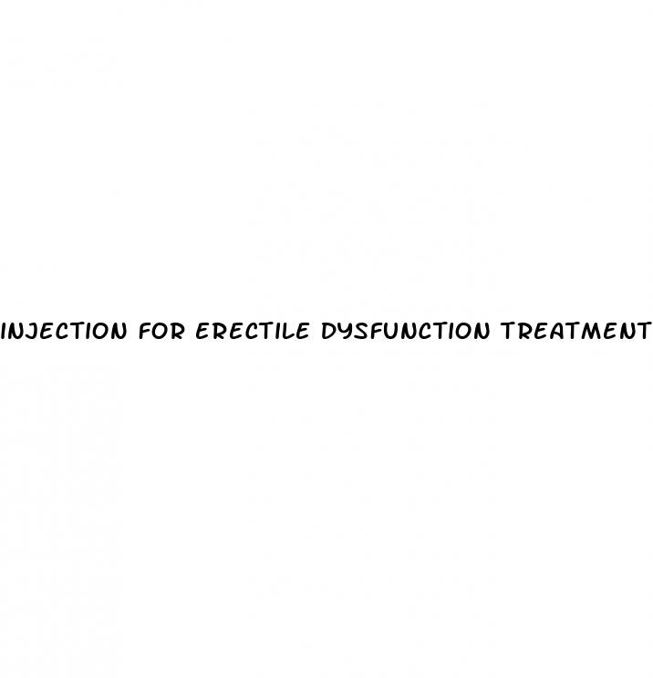 injection for erectile dysfunction treatment