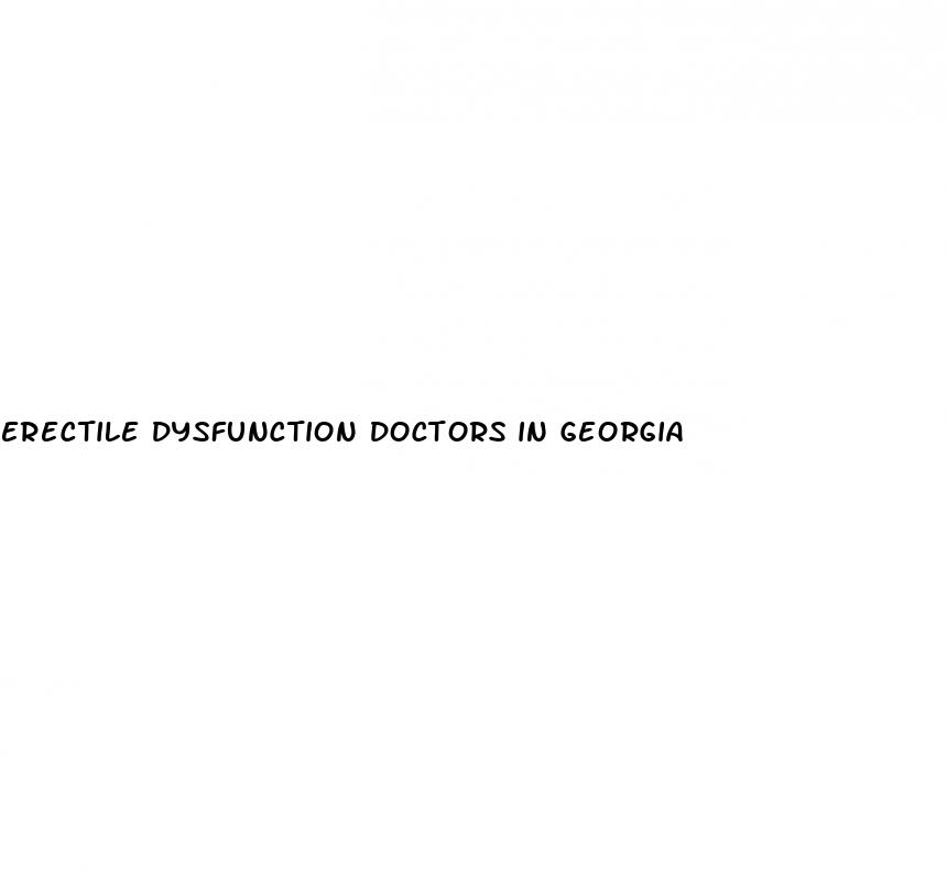 erectile dysfunction doctors in georgia