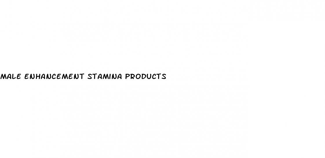 male enhancement stamina products