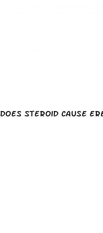 does steroid cause erectile dysfunction