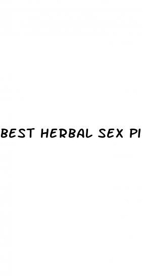 best herbal sex pills for men