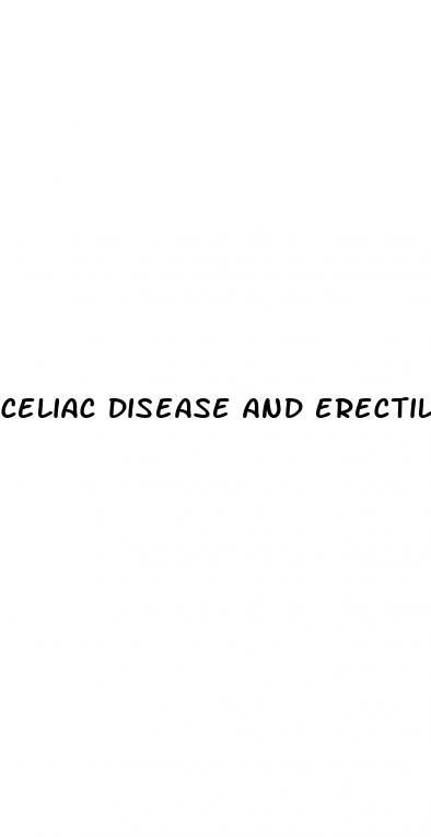 celiac disease and erectile dysfunction