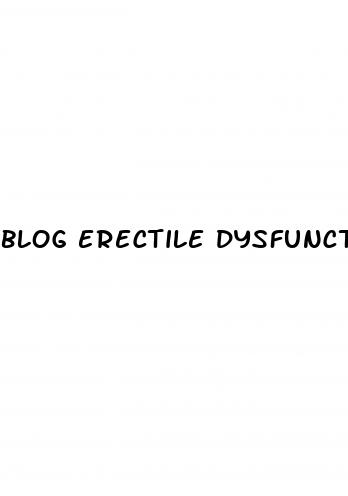 blog erectile dysfunction