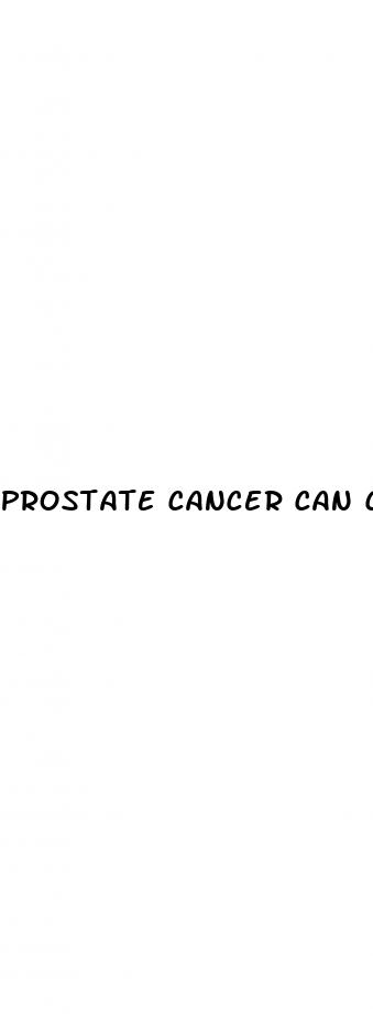 prostate cancer can cause erectile dysfunction