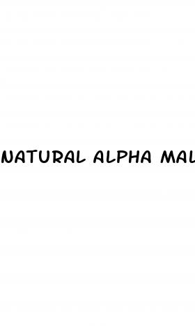 natural alpha male enhancement