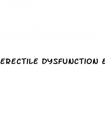 erectile dysfunction ed