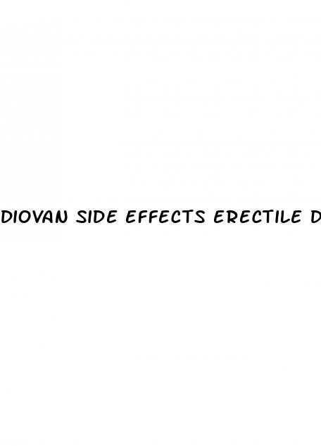 diovan side effects erectile dysfunction