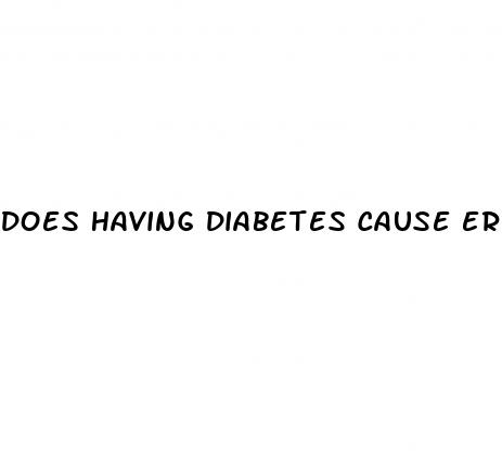 does having diabetes cause erectile dysfunction