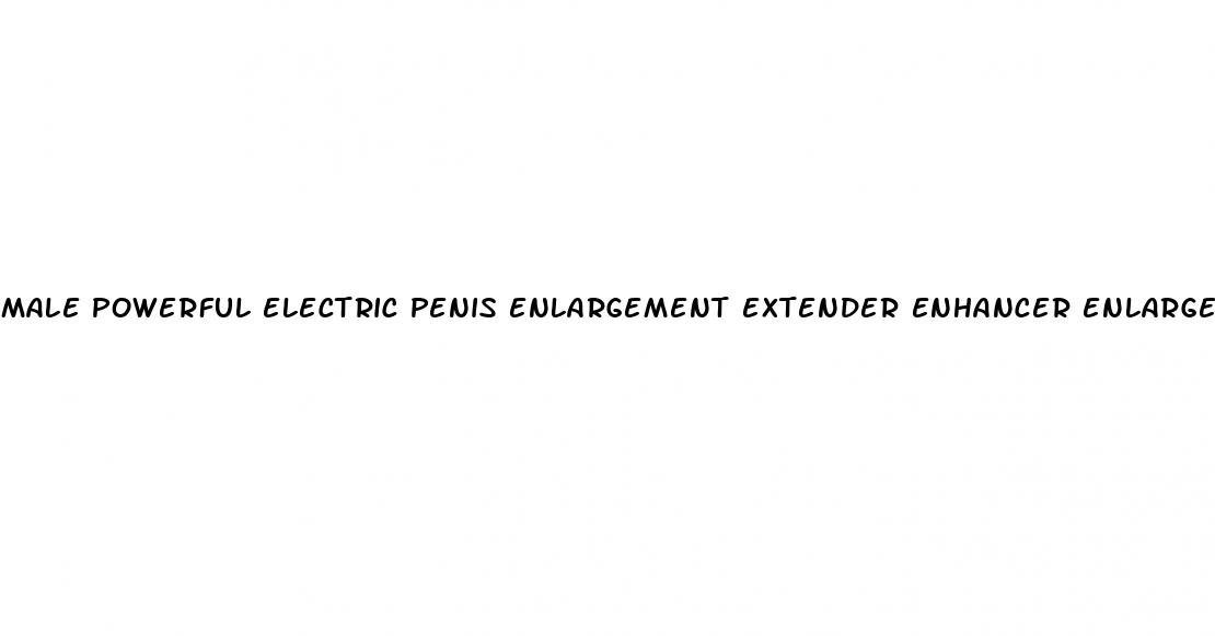 male powerful electric penis enlargement extender enhancer enlarger vacuum pump