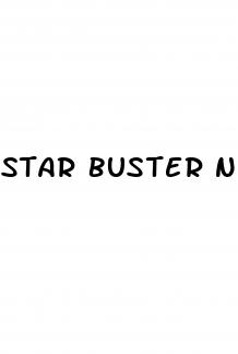 star buster natural ed pills