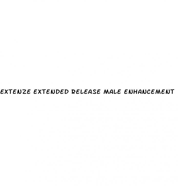 extenze extended release male enhancement