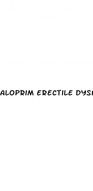 aloprim erectile dysfunction