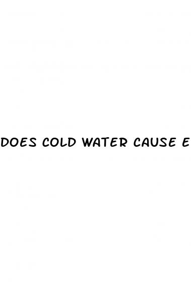 does cold water cause erectile dysfunction