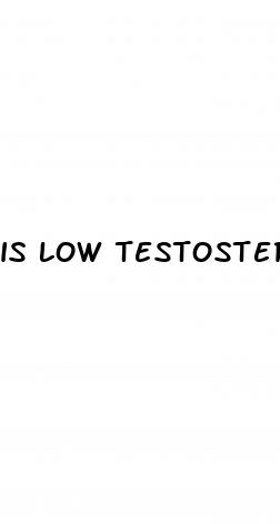 is low testosterone linked to erectile dysfunction