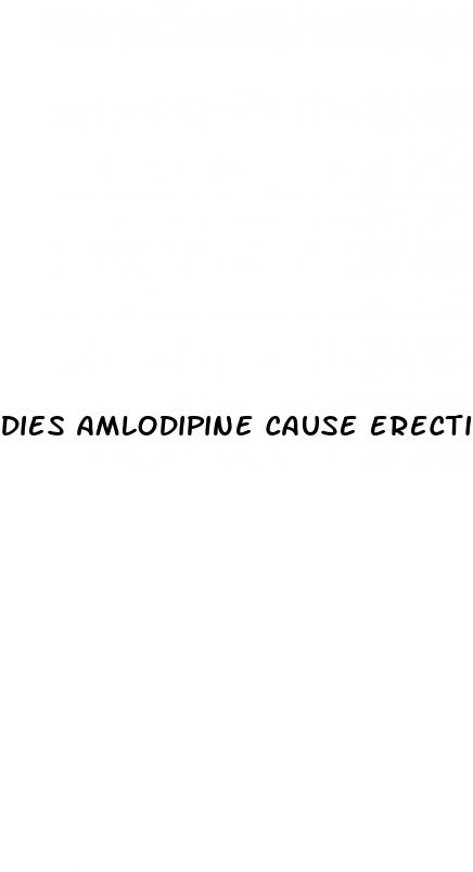 dies amlodipine cause erectile dysfunction