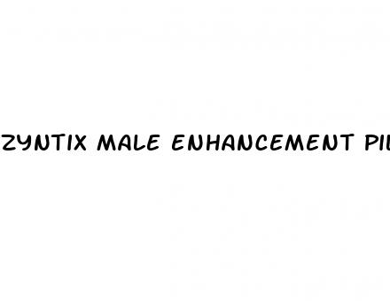 zyntix male enhancement pills