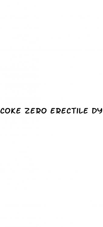 coke zero erectile dysfunction