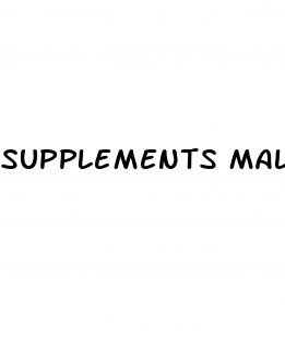 supplements male enhancement