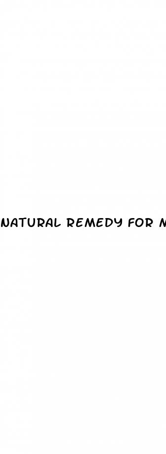 natural remedy for male enhancement