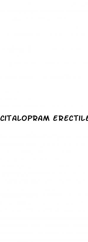 citalopram erectile dysfunction treatment