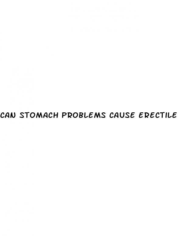 can stomach problems cause erectile dysfunction