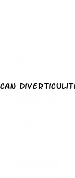 can diverticulitis cause erectile dysfunction