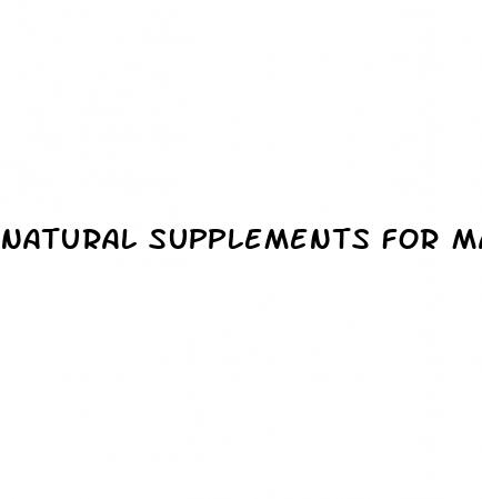 natural supplements for male sexual enhancement