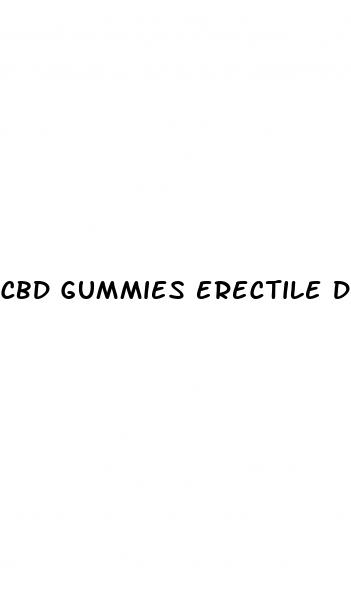 cbd gummies erectile dysfunction