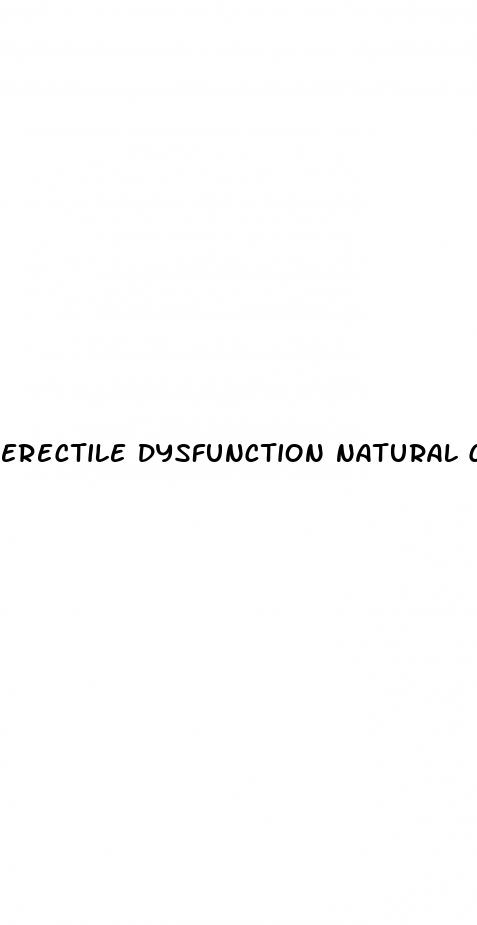 erectile dysfunction natural cures